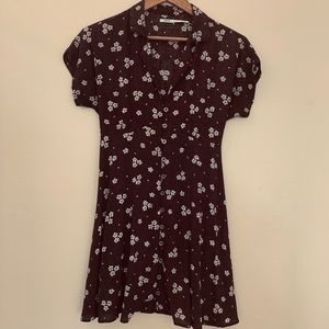 Urban Outfitters Kimchi Blue patterned mini dress